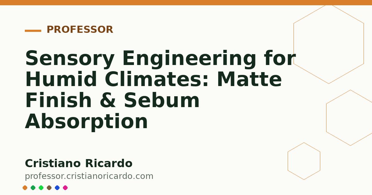 Card OG automático: Sensory Engineering for Humid Climates: Matte Finish & Sebum Absorption