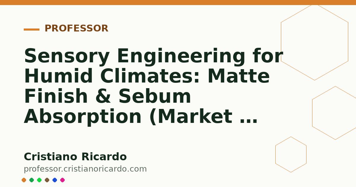 Card OG automático: Sensory Engineering for Humid Climates: Matte Finish & Sebum Absorption (Market & Science Review 2025)