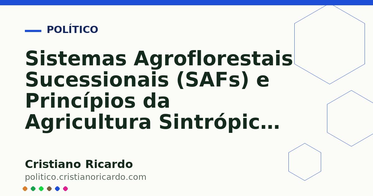 Card OG automático: Sistemas Agroflorestais Sucessionais (SAFs) e Princípios da Agricultura Sintrópica (Tratado de Agroecologia &amp; Agricultura Familiar 2018)