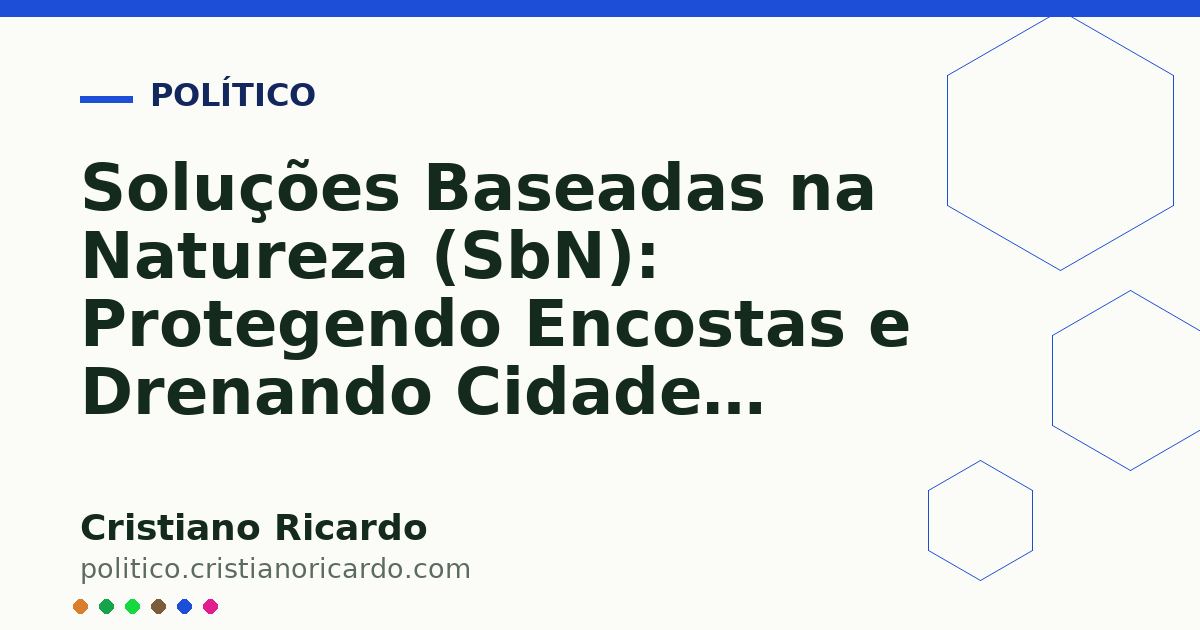 Card OG automático: Soluções Baseadas na Natureza (SbN): Protegendo Encostas e Drenando Cidades (Edição 2012)