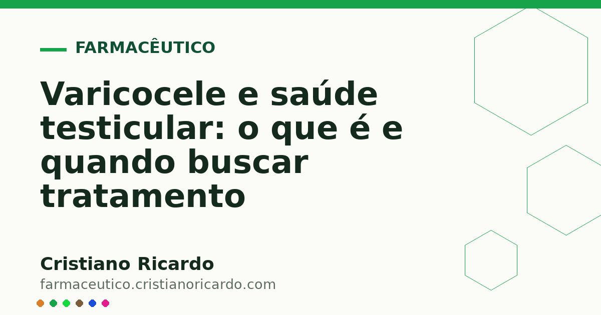 Card OG automático: Varicocele e saúde testicular: o que é e quando buscar tratamento