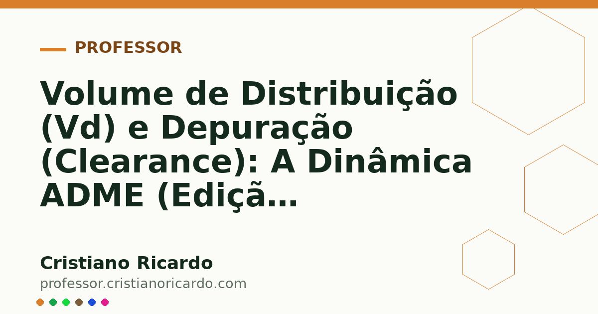 Card OG automático: Volume de Distribuição (Vd) e Depuração (Clearance): A Dinâmica ADME (Edição Farmacêutica 2024)