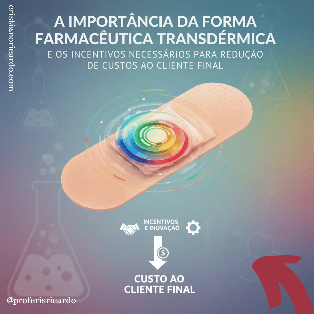 A Importância da Forma Farmacêutica Transdérmica e os Incentivos Necessários para Redução de Custos ao Cliente Final