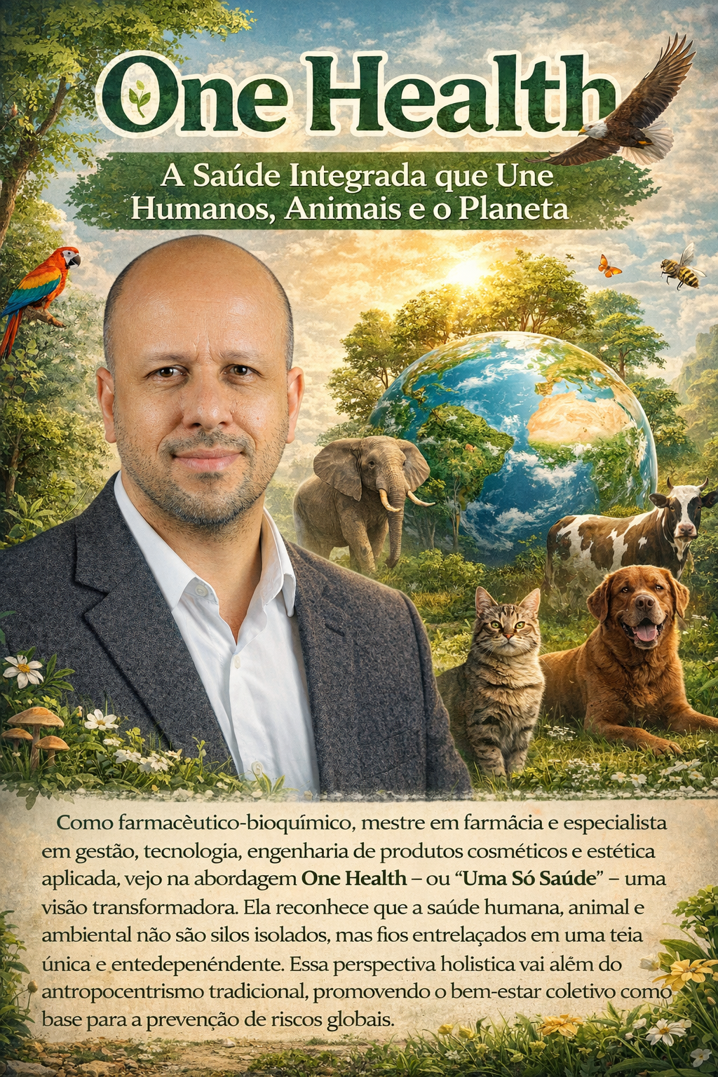 One Health: A Saúde Integrada que Une Humanos, Animais e o Planeta