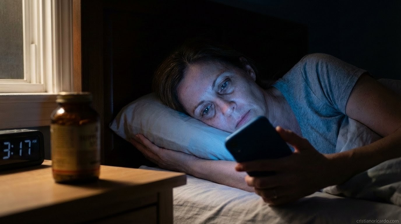 Toma melatonina para dormir e não funciona? O erro pode estar na dose (e no seu celular)