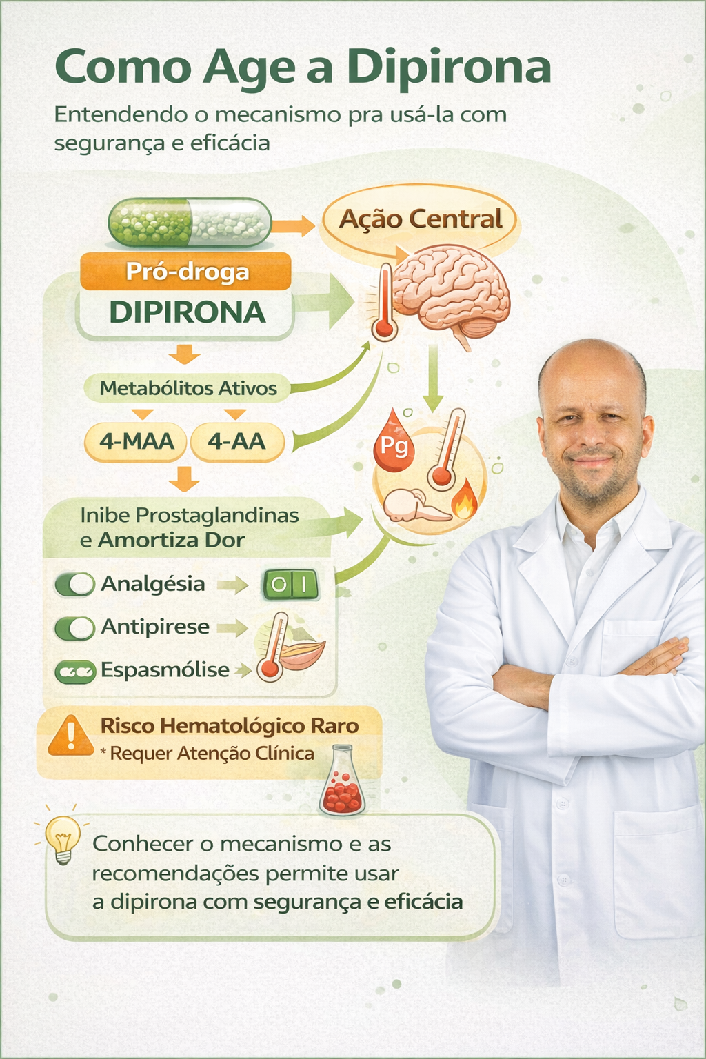 Mecanismo de ação da dipirona