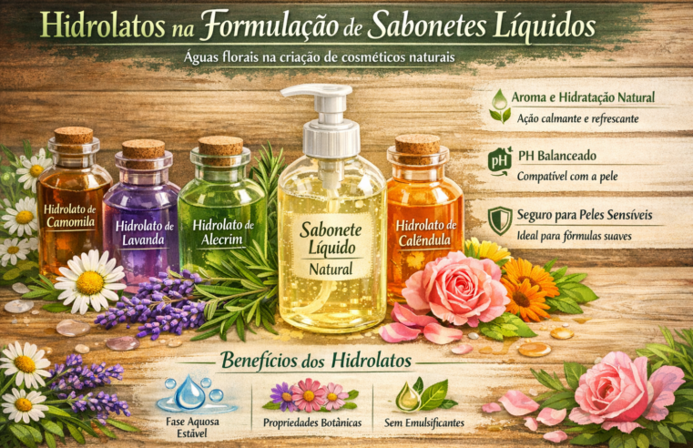 Hidrolatos na Formulação de Sabonetes Líquidos