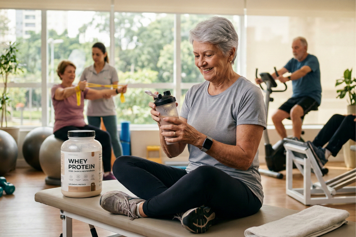 Whey Protein na Terceira Idade: O Fim do Mito e a Batalha pela Independência
